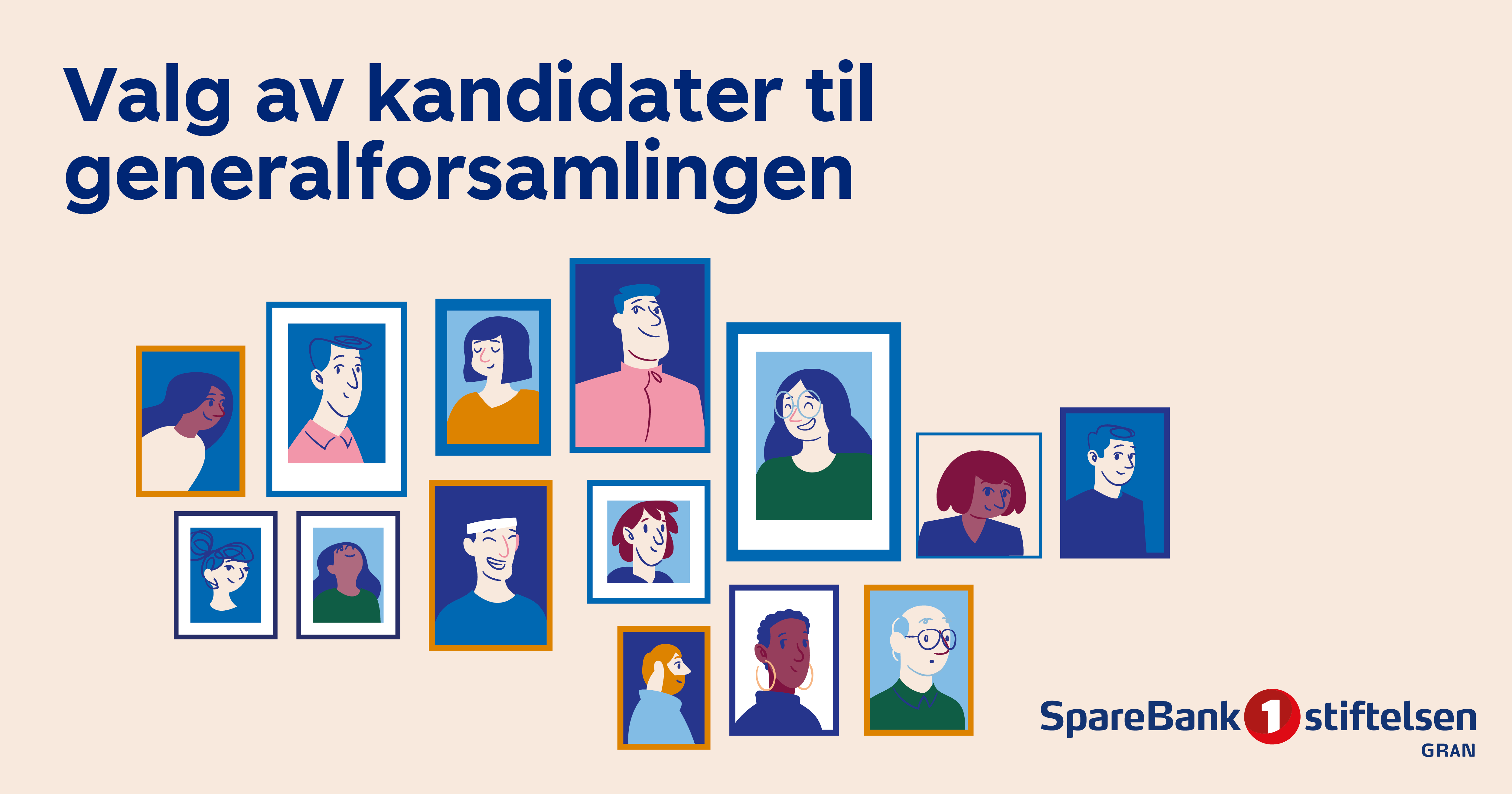 Valg til medlemmer av generalforsamlingen i SpareBank 1-stiftelsen Gran